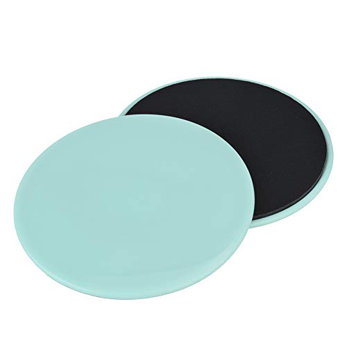 Bnineteenteam 2 UNIDS Ejercicio Deslizante Deslizante Disco Fitness Multi-Función Core Slider Deporte Entrenamiento de Cuerpo Completo para Pisos de Alfombra o Madera Dura (Verde)