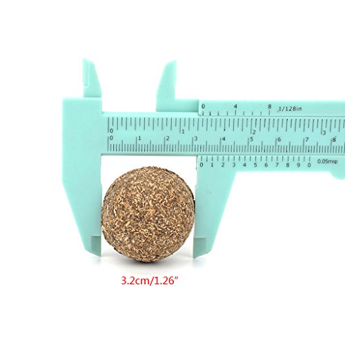 Boji Bolas de menta para gatos (1 unidade), nuestras bolas de menta están hechas 100% de Catnip natural | Empleo y juego para gatos y gatos