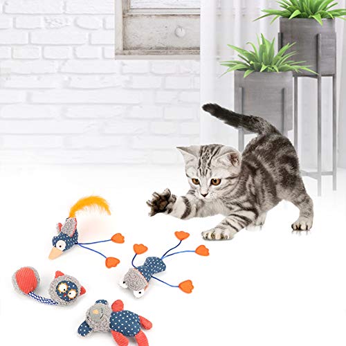 BoquiteCarnaval de San Valentín Juguete para Gatos, Juguete de Felpa para Gatos, Rana de Peluche, Osito Suave para Gato, Entrenamiento Interactivo, Limpieza de Dientes, Juguete para Masco