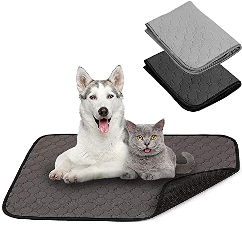 BPS 2X Empapador Entrenamiento para Perro Alfombras de Adiestramiento Caninas Lavable Almohadilla para Mascota Reutilizable Absorbente Antideslizante Color al Azar (S) BPS-5749 * 2
