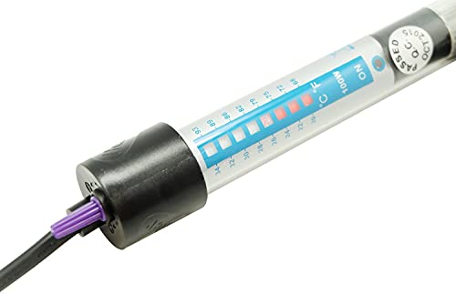 BPS Calentador de Acuario Sumergible para Pecera 50W 22.3cm para Tanque de Pescados Tubo de Cuarzo con Ventosas BPS-6051 * 1