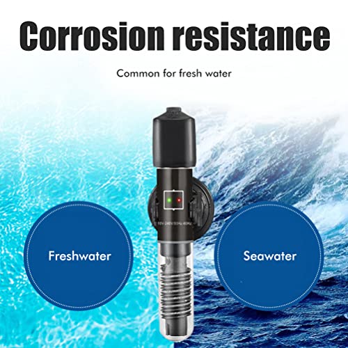 Calentador Acuario, Termostato de Calentador Tropical para pecera de 25 W, Mantiene una Temperatura Estable para Betta, Tortugas, Tanques de Peces, Varilla de Calentamiento, Calentador de Acuario