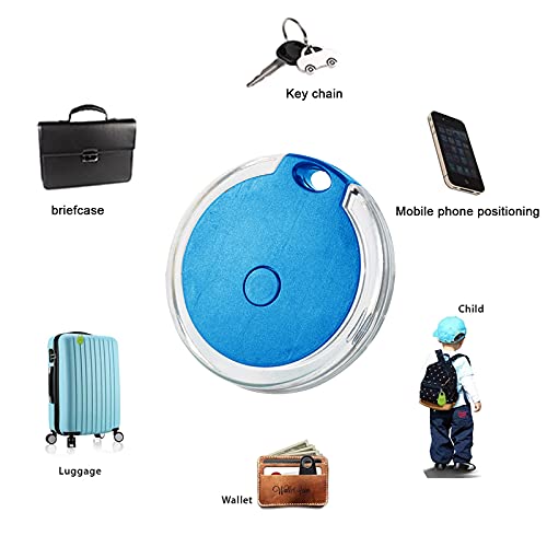 CDIYTOOL 4PCS Mini localizador de seguimiento GPS, dispositivo antipérdida inteligente Bluetooth portátil impermeable para equipajes/niño/mascota/gato/perro