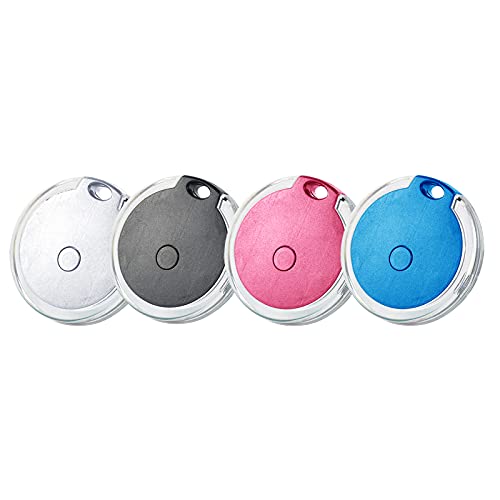 CDIYTOOL 4PCS Mini localizador de seguimiento GPS, dispositivo antipérdida inteligente Bluetooth portátil impermeable para equipajes/niño/mascota/gato/perro