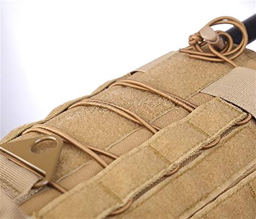 Chaleco Táctico Arnés táctico con la manija de Trabajo Servicio del Chaleco del Perro con Correa Delantera Clip Protección (Color : A, Size : L.)