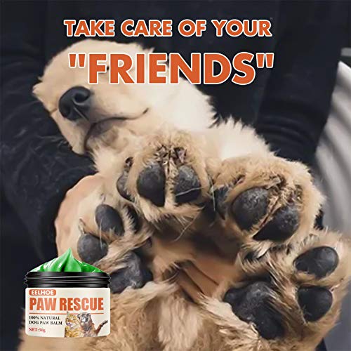 chora Calmante para Las Patas Crema para Las Patas de Las Mascotas Crema para el Cuidado de los pies de Las Mascotas Aceite Protector para la Suela y Las Almohadillas para Las Patas protección benefit