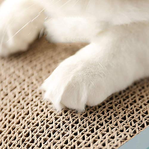 CLASSICMUG Tablero Rascador para Gatos, Rascador De Muebles, Empleo De Juguetes para Gatos, Juguetes para Gatos Rascador De Muebles, Tapete Rascador, Tableros Rascadores De Cartón Corrugado