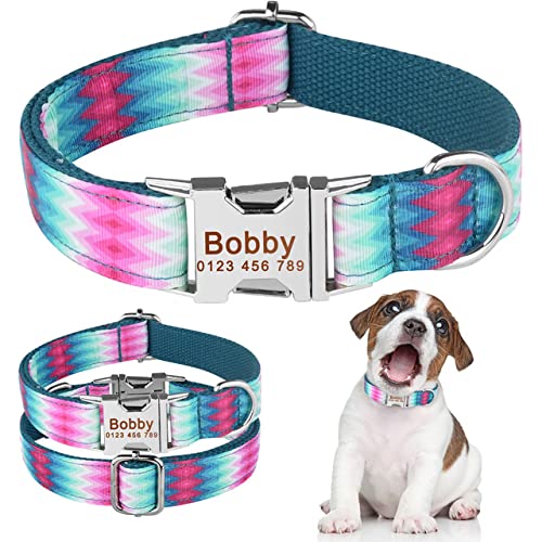 Collar De Perro Moda Niño Niña Perros Unisex Collar De Perro Productos Collar Para Mascotas Pequeño Grande Personalizado Perro Collar Personalizado Gratis Grabado Nombre Etiqueta De Identificación