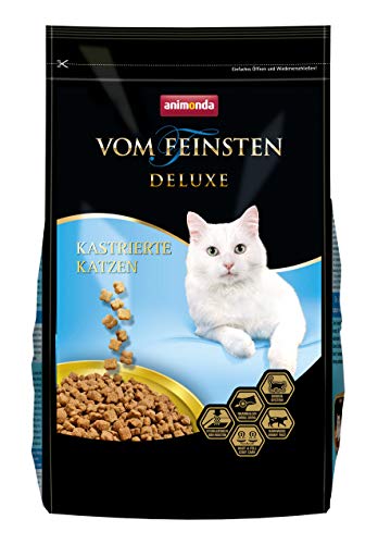 Comida para gatos animonda Vom Feinsten Deluxe Adult, pienso para gatos adultos, gatos esterilizados, 1,75 kg