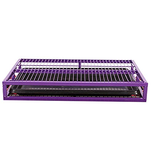 Cubierta inodoro para animales domésticos sanitaria Litera de parches de metal for interiores for cachorros, no se necesitan paños de limpieza absorbentes Aseo for perros inodoro portátil para perros