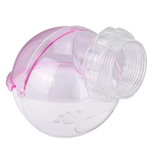 Cuque Venta Loca Inodoro para hámster Mejorado con Jaula para Animales de 55 mm, baño con Jaula para hámster, Conejillo de Indias para hámster(Pink)