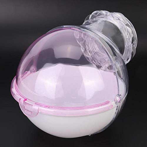 Cuque Venta Loca Inodoro para hámster Mejorado con Jaula para Animales de 55 mm, baño con Jaula para hámster, Conejillo de Indias para hámster(Pink)