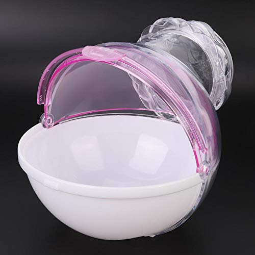 Cuque Venta Loca Inodoro para hámster Mejorado con Jaula para Animales de 55 mm, baño con Jaula para hámster, Conejillo de Indias para hámster(Pink)