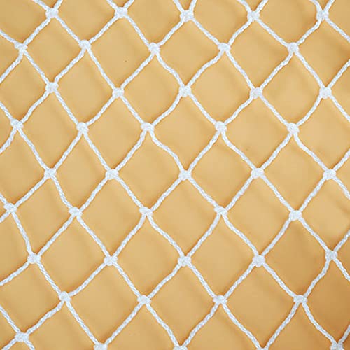DEWUFAFA Red De Seguridad para Gatos Red De Protección para Mascota Red Antiescape para Gato Valla De Seguridad para Balcón Ventana Y Terraza(Malla De 3 Cm)(Size:5x1m/196.8x39in,Color:Blanco)