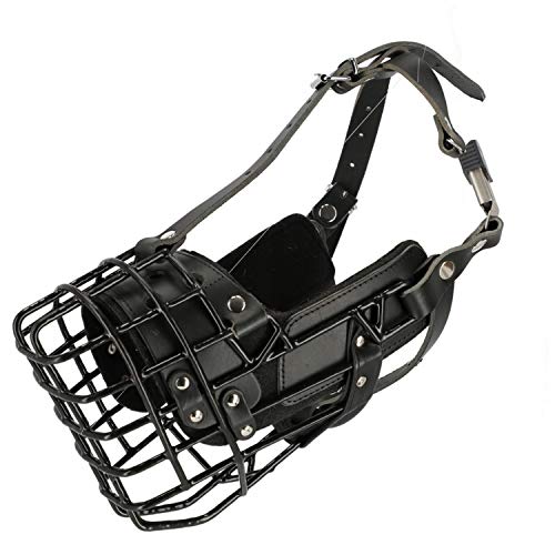 Dingo Gear S03040 - Bozal de metal K9 pequeño para perro pastor alemán