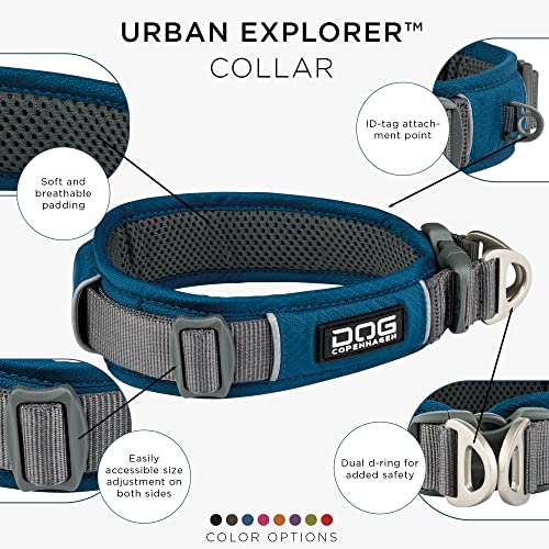 DOG Copenhagen Hundehalsband V2 Urban Explorer Collar Ocean Blue Talla L/XL