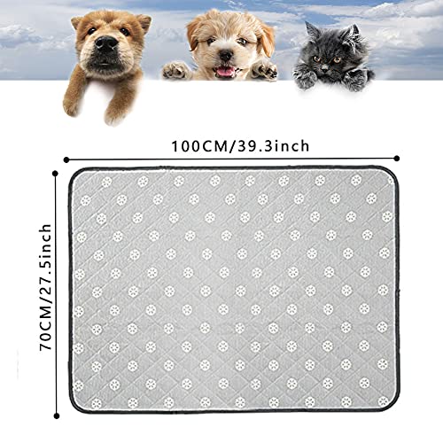 Dricar Esterilla de refrigeración para perros, mascotas, 100 x 70 cm, esterilla de refrigeración para perros, gatos y mascotas, para enfriar en el calor de verano en casa de viaje o en el coche