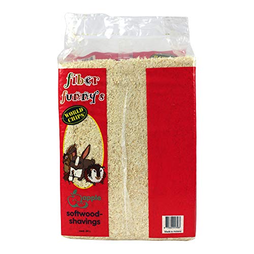 DZL- Virutas de Madera para Mascotas Virutas de Madera Lecho Higienico para Hámster Conejo Gato Loro Animales Pequeños (3kg*Manzana)