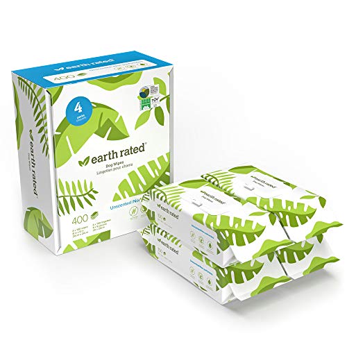 Earth Rated - Pack toallitas para perro y gato