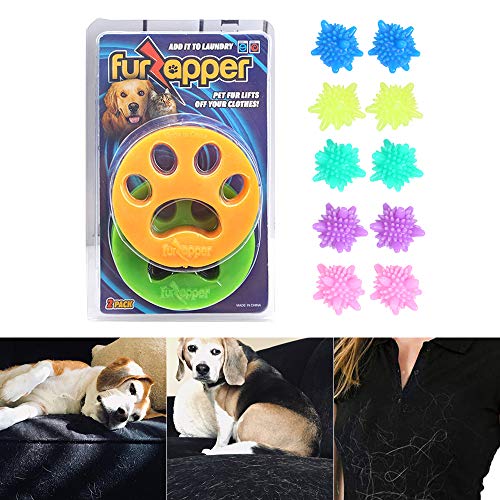 Elinala Atrapa Pelos Lavadora, Bola de Lavado, El Recogedor de Piel y el Filtro de Ropa Suave Reutilizable para Lavadora de Mascotas se Utilizan para Quitar la Piel de Perros y Gatos