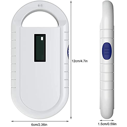 Escáner De Chips De Animales, Lector De Etiquetas De Identificación De Mascotas, Pantalla OLED, USB Recargable, Adecuado Para Resolver La Pérdida, El Abandono Y La Difícil Supervisión De Perros De