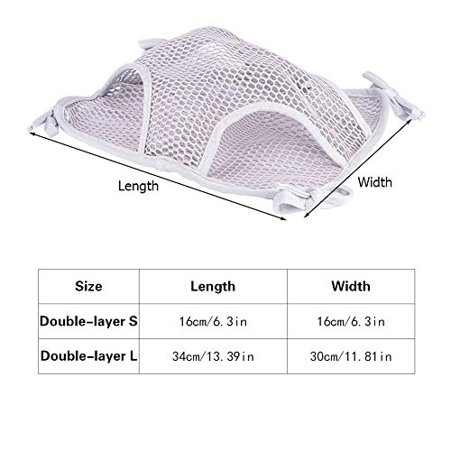 Esenlong Hamster Hamster Hamster Bed Hamster Accesorios para Hamster Chinchilla Ferret Gris L