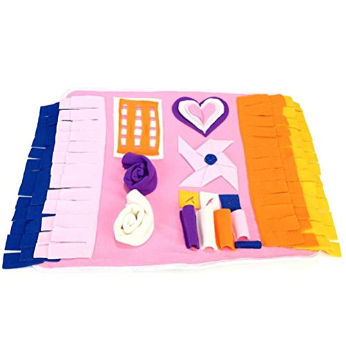 Flashing Juguetes Portátiles Para Mascotas Almohadilla De Alimentación Para Perros Tiras Coloridas De Tela Para Perros Atraen A Las Mascotas Almohadilla De Interés Alfombrilla Para Olfatear Entrenamie