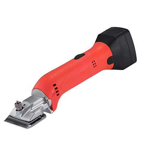Folk Esquiladora peladora B9-LA - 200W- Batería li-on 6500 mAh. Caballos, mulos, Perros Grandes, Vacas (B + 1 Set de Cuchillas Extra)