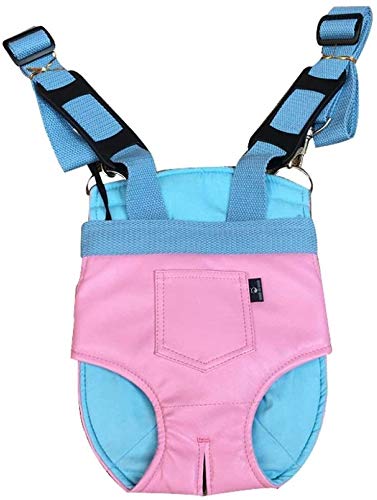 FQCD Portador del Animal doméstico Suave Piel de Canguro Perro Mascota Gato Bolsa Mochila Mochila Bolsa de Transporte del Perrito (Color : Pink, Size : Small)