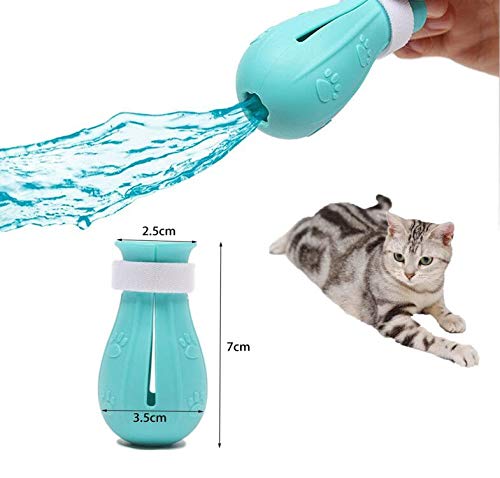 GazyyShop zapatos de silicona para gatos resistentes a los arañazos, funda protectora para bañarse y arreglarse, recortar y amamantar, 4 tipos de fundas para zapatos resistentes a los arañazos