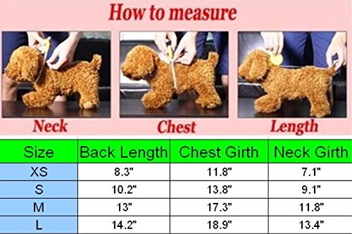 Idepet Mascota Perro Gato Escudo con Correa Ancla Color Patchwork Acolchado Cachorro Chaleco Teddy Chaqueta Chihuahua Disfraces Pug Ropa XS S M L (XS, Rosado)