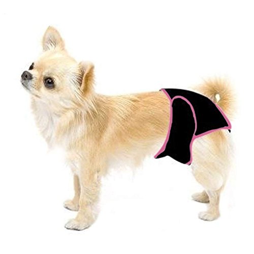 IPENNY Pañales de perro hembra lavables para perros - Braga de calor para perros - Pañales no desechables - Reutilizables para animales de compañía higiénica