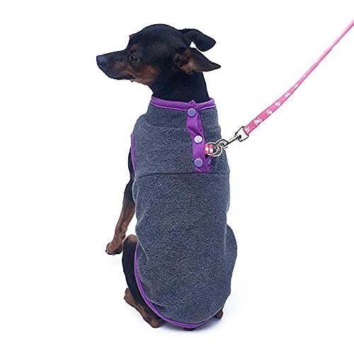 IUYQY Jersey para Perros, Chaleco cálido de Lana Polar, Bonito Jersey, Chaqueta Ligera de Cuello Redondo, Ropa de Invierno para Cachorros para Perros pequeños, medianos, Grandes, Gato
