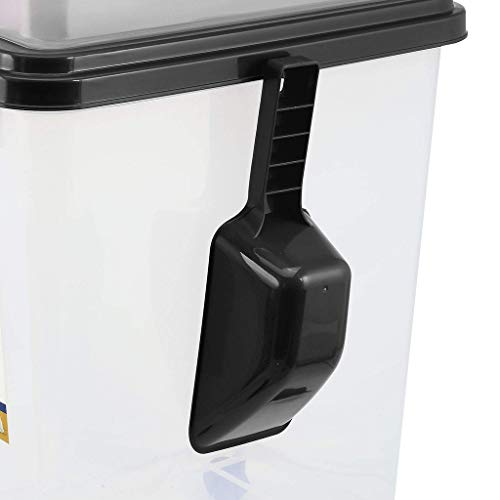 Jlxl 2 Grande Mascotas Contenedor Alimentos, Hermético Cocina Harina Café Cereal Dispensador Caja Comida Seca (Color : B)