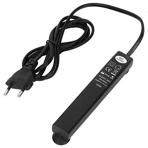 Joyzan Calentador de Acuario Calentador de pecera Sumergible Calentador de pecera Tropical Mantener Temperatura Estable(EU 220-240V 25W)