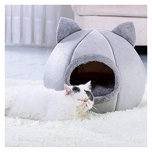 Juan-375 Pet Perro Cat Tent CASA Hoja Hojas DE ORCOR DE Invierno Caliente Caliente Soft SOFTBLE DORMABLE Pantalla DE DORMADOR Cava DE por PUBLICO Cava para EL SUEÑO Mat NESTRY Kennel PERTICAN para
