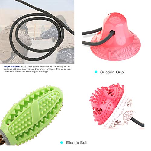 Juguetes Para Perros Para Mascotas Para Pequeños Y Medianos Dientes Para Perros Fáciles De Limpiar Juguetes De Silicio Silicon Sucker Redondo El Alimentador Ovalado Tiene Juguetes De Bola De Empuje So