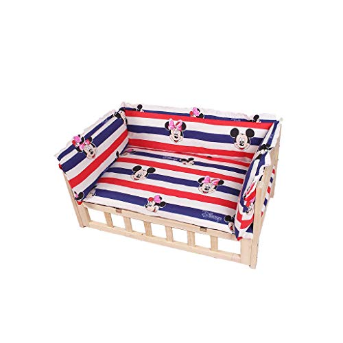 Kennels Cama for Perro Caseta Casa for Mascotas Madera Maciza Desmontable Disponible En Una Variedad De Tamaños Y Colores LQHZWYC (Color : F, Size : M)