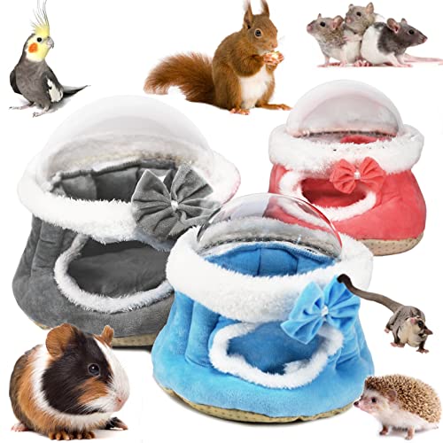 LeerKing Cápsula Hamaca Cabina Cama Nicho de Roedores Ratas Conejillo de Indias Hámster Chinchilla Gris L