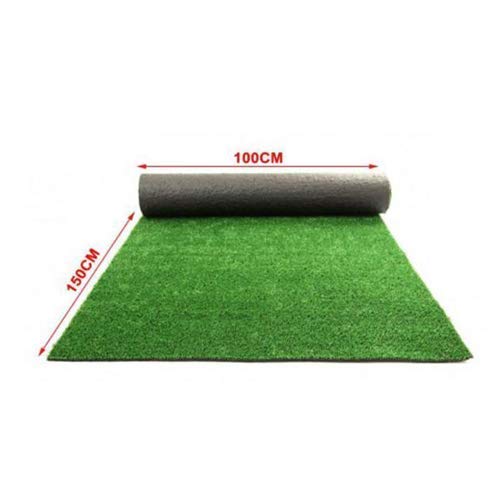 LEYENDAS Alfombra De Cesped, Césped Artificial Suave para Perros, para Jardín/Balcón/Piscina Alfombra De Césped Artificial Mascotas. (100 x 150 cm)