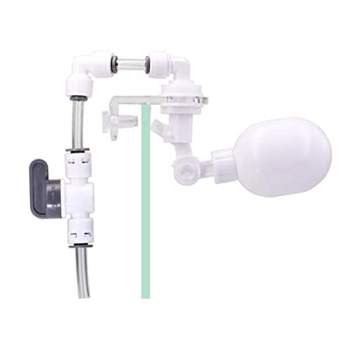 Llenado de agua automático Válvula de flotador ajustable Solución de llenado automático para agua dulce y salada Fácil montaje para pecera Controlador de llenado automático de agua Válvula de