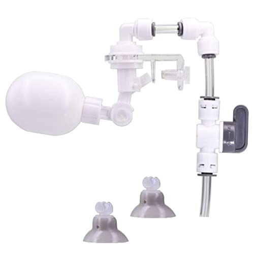 Llenado de agua automático Válvula de flotador ajustable Solución de llenado automático para agua dulce y salada Fácil montaje para pecera Controlador de llenado automático de agua Válvula de