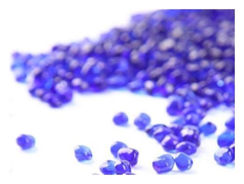 LZFLZ 100 G/Porción del Fondo De Cristal De Piedras Artificiales Calzada De Piedra Acuario De La Decoración del Jardín Fish Tank (Color : Purple, Size : M)