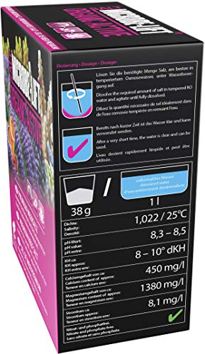MICROBE-LIFT Organic Active Salt - Sal Marina para corales Coloridos y Crecimiento Mejorado, 1000 g, White