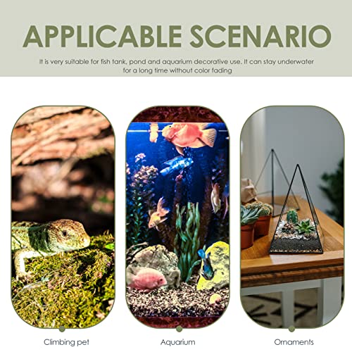 Milisten Decoración del Acuario Tanque de Peces Paisaje Decoración Adorno Adorno Rociado Adorno Cerámica Arte Artículos Blancos Artesanía Paisajismo