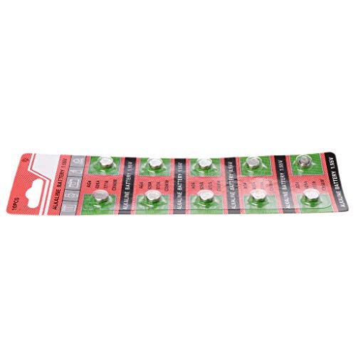 MINGSTORE 10 Uds Reloj batería de Moneda AG4 377A 377 LR626 SR626SW SR66 LR66 Pilas de botón Juguetes cámara remota