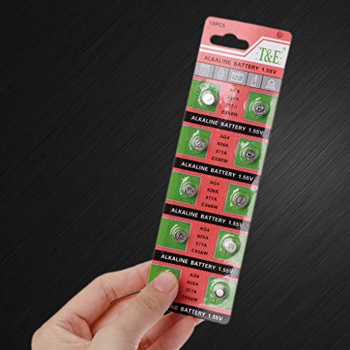 MINGSTORE 10 Uds Reloj batería de Moneda AG4 377A 377 LR626 SR626SW SR66 LR66 Pilas de botón Juguetes cámara remota