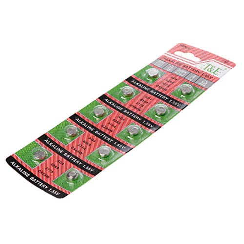 MINGSTORE 10 Uds Reloj batería de Moneda AG4 377A 377 LR626 SR626SW SR66 LR66 Pilas de botón Juguetes cámara remota