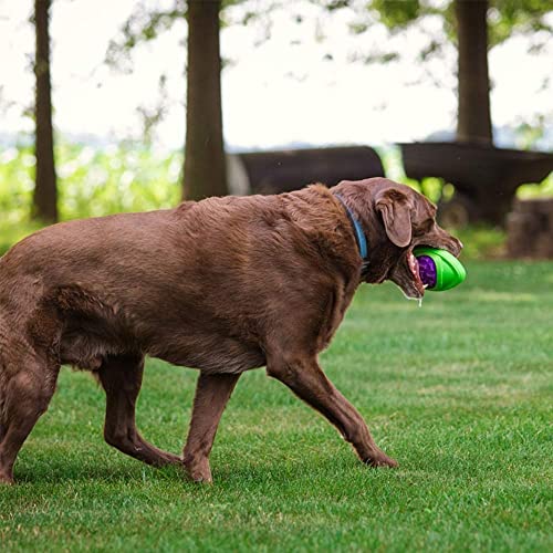 MKDSUH Pelota De Fútbol Rugby De Goma Flotante Hecha para Masticadores Agresivos Que Es Resistente, Duradera Y Duradera Pelota para Masticar para Perros con
