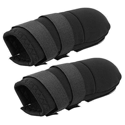Nicoone 2 botas de perro zapatos de perro zapatillas de deporte para cachorros protectores de pata para perros de diferentes tamaños con dos correas ajustables suela antideslizante
